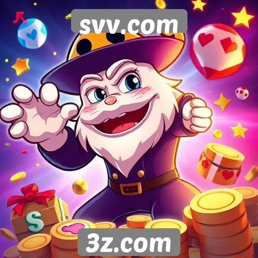 Variedade de jogos disponíveis no svv.com